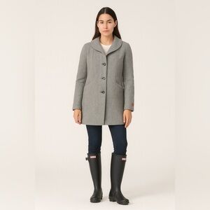 Wilfred Gray Wool Cashmere Blend Coat Women’s Elegant Classic Jacket Size Small